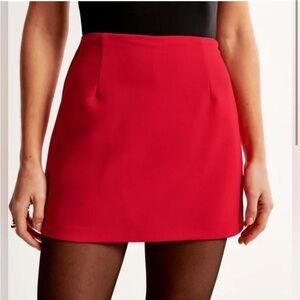 Abercrombie Scarlett Mini Skort in Red